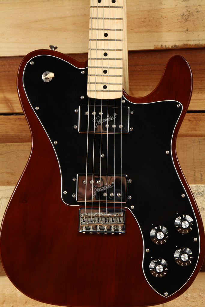 FENDER CLASSIC SERIES 72 TELECASTER DELUXE Walnut Tele Clean! Mocha 70s MIM 9661