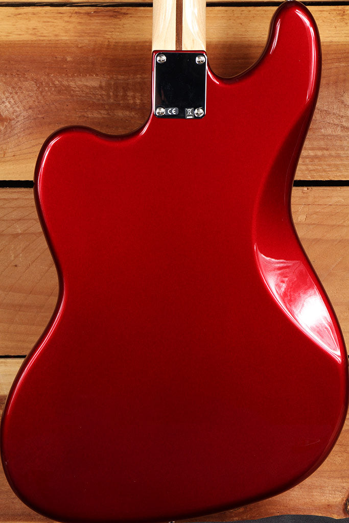 FENDER BASS VI Pawn Shop Candy Apple Red Nice! Baritone Guitar Matched Head 4093