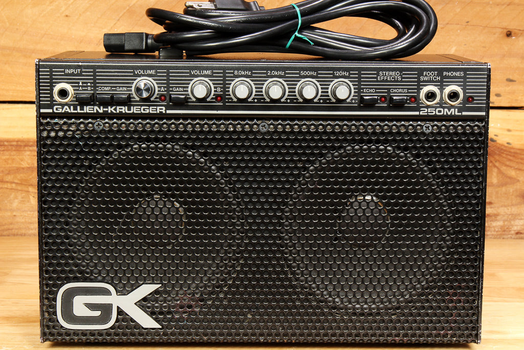 Gallien-Krueger 250ML Vintage 80s Lunchbox Amplifier Clean! GK 250 ML Amp 15690