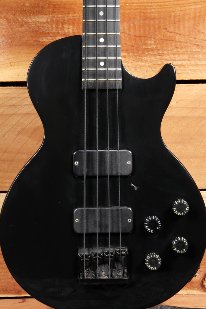 GIBSON LES PAUL BASS VINTAGE 1993 LPB-1 +HSC EBONY BOARD HARD CASE