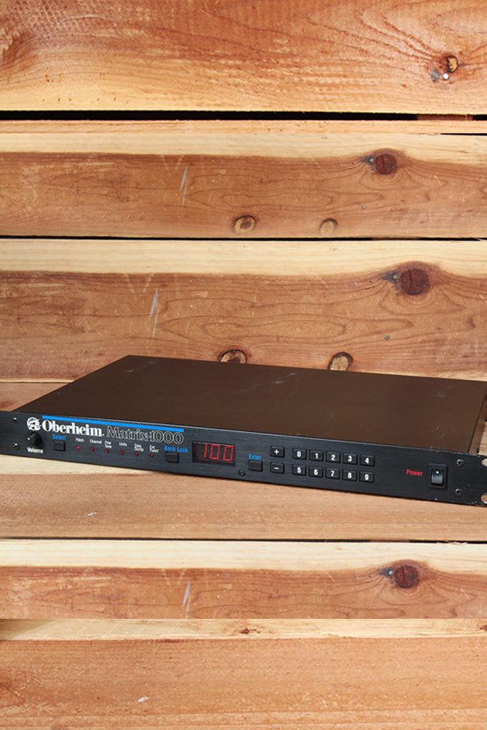 Oberheim Rack OBERHEIM Matrix 1000 Vintage 80s Analog MIDI Rack Synthesizer FREE USA ...