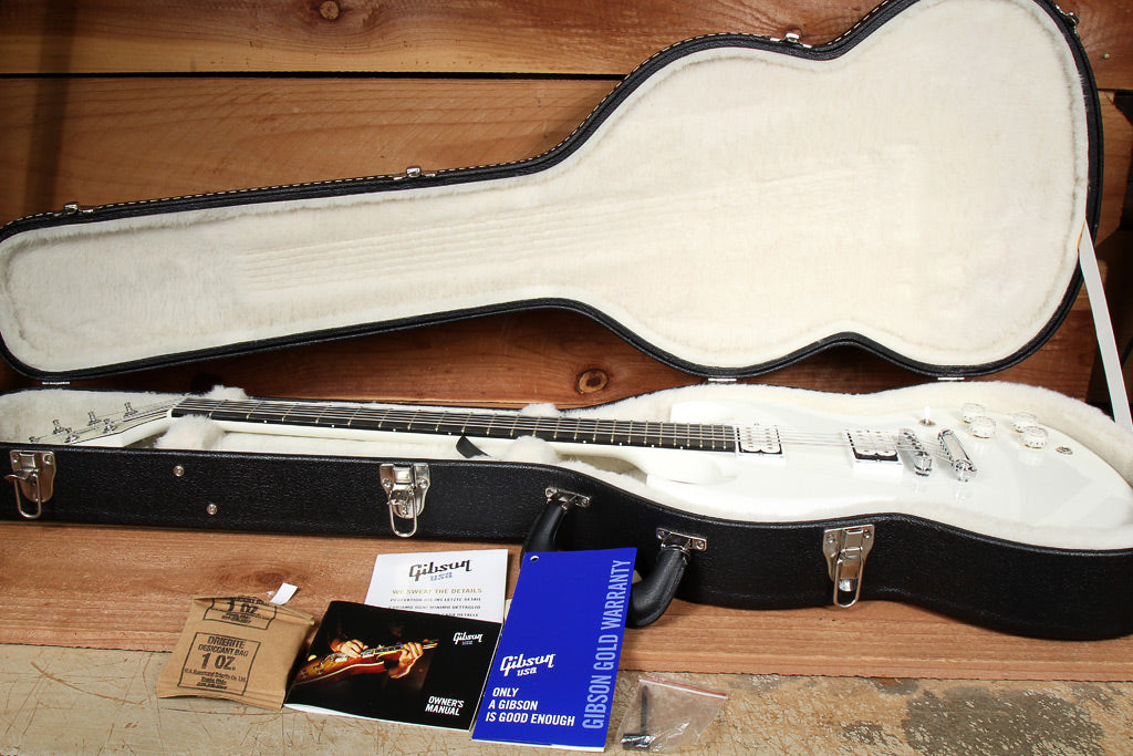 Gibson Rd Baritone GIBSON SG BARITONE Super Clean! + OHSC & Papers Alpine White USA 31389 ...
