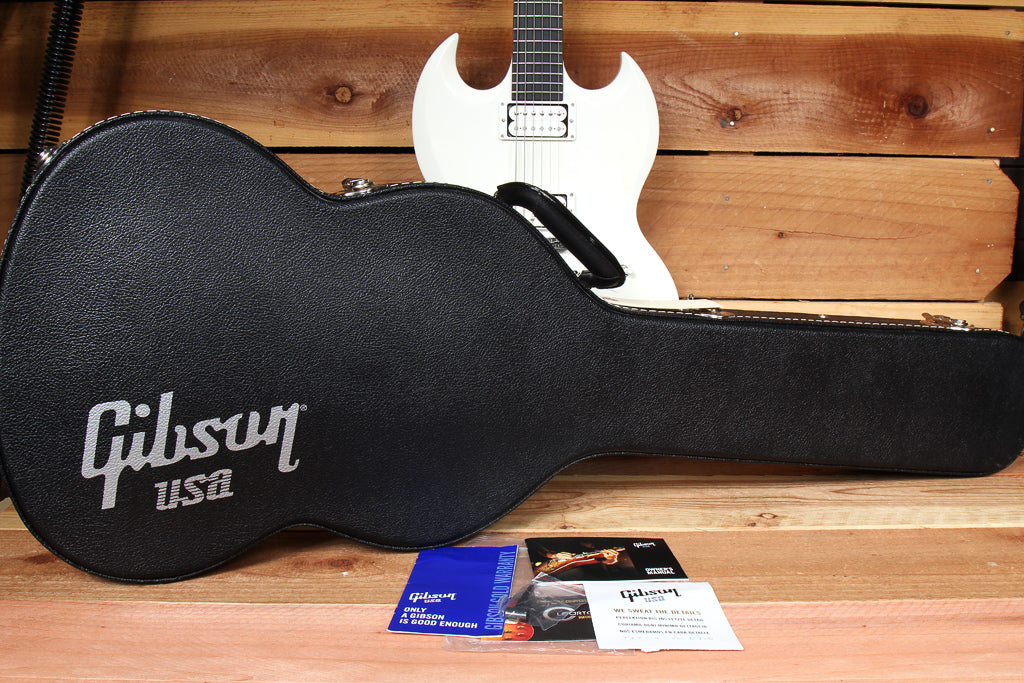 GIBSON SG BARITONE Nice! + OHSC & Papers Alpine White USA 31454