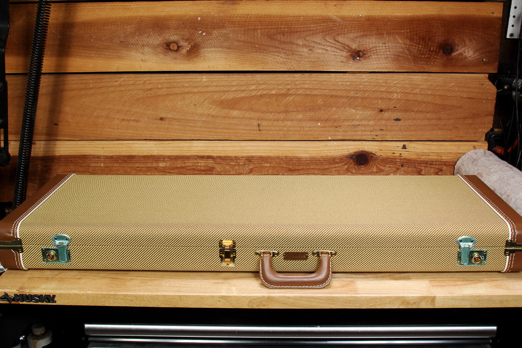 FENDER G&G USA Tweed Hard Shell Guitar Case Stratocaster Telecaster Ch ...