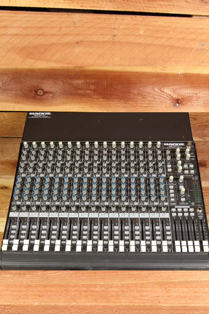 MACKIE 1604-VLZ PRO 16-Channel Mixer Clean Opt Rack Ears CR1604 Made in USA  1044