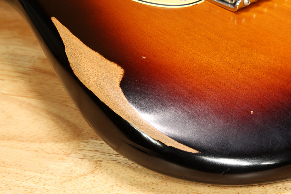 FENDER 2012 early 60s ROAD WORN Stratocaster Sunburst Strat +OHSC & Tags 64828