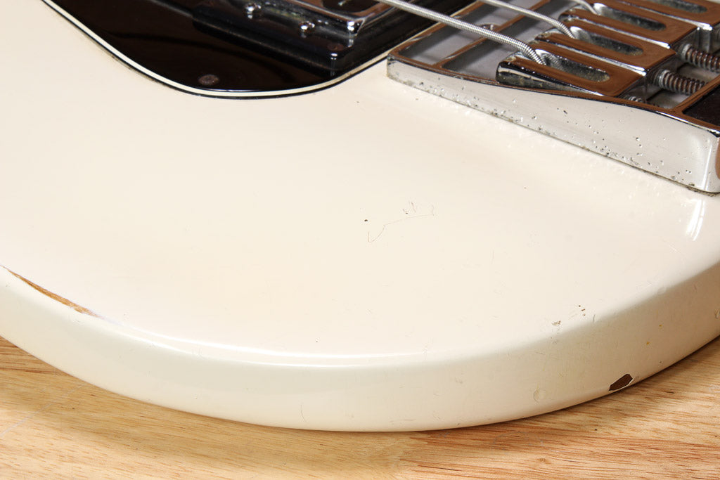 PEAVEY T-40 Vintage 1983 USA Bass White w/ Rosewood Board + OHSC & Manual 21849