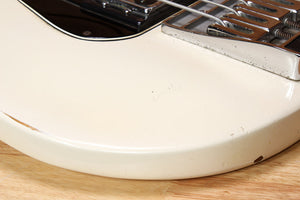 PEAVEY T-40 Vintage 1983 USA Bass White w/ Rosewood Board + OHSC & Manual 21849