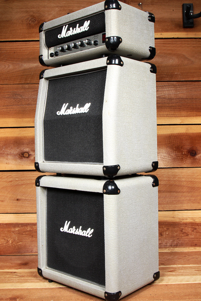 MARSHALL SILVER JUBILEE 25-50 Mini Full-Stack Amp 3005 Lead 12 UK 80s Vintage