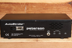 PETERSON AUTO STROBE 490 STROBE TUNER Very Clean! + Rare Factory Carry Case 0306