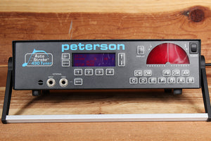 PETERSON AUTO STROBE 490 STROBE TUNER Very Clean! + Rare Factory Carry Case 0306