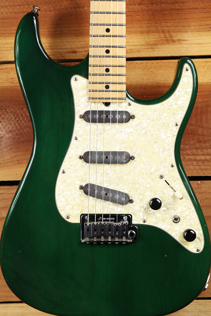 1998 TOM ANDERSON The Classic S Style Guitar Buzz Feiten Emerald
