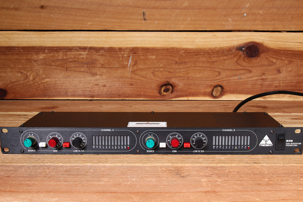 TRIDENT s20 Dual Stereo Mic Preamp s80 Console Channel Strip 00854